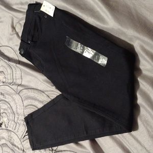 New Aeropostale high rise jeggings black size 0R